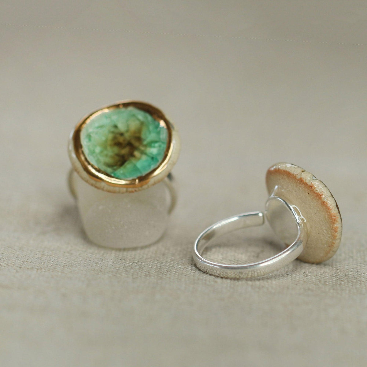 Turquoise clearance green ring