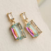 Rainbow Baguette Earrings