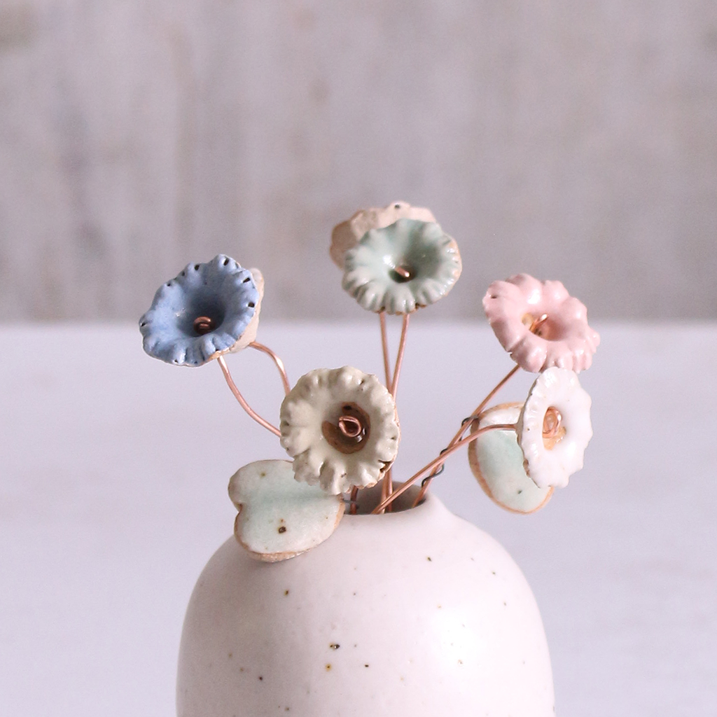 Ceramic Wild Flower Stems