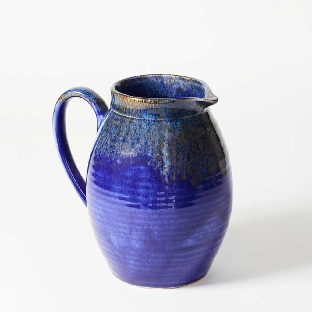 Antique Dark Blue Small Pitcher