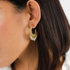 Emily Openwork Creole Earrings