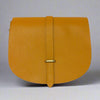 Sam Loop Leather Saddle Bag Yellow