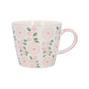 Pink Bellis Daisy Stoneware Mug