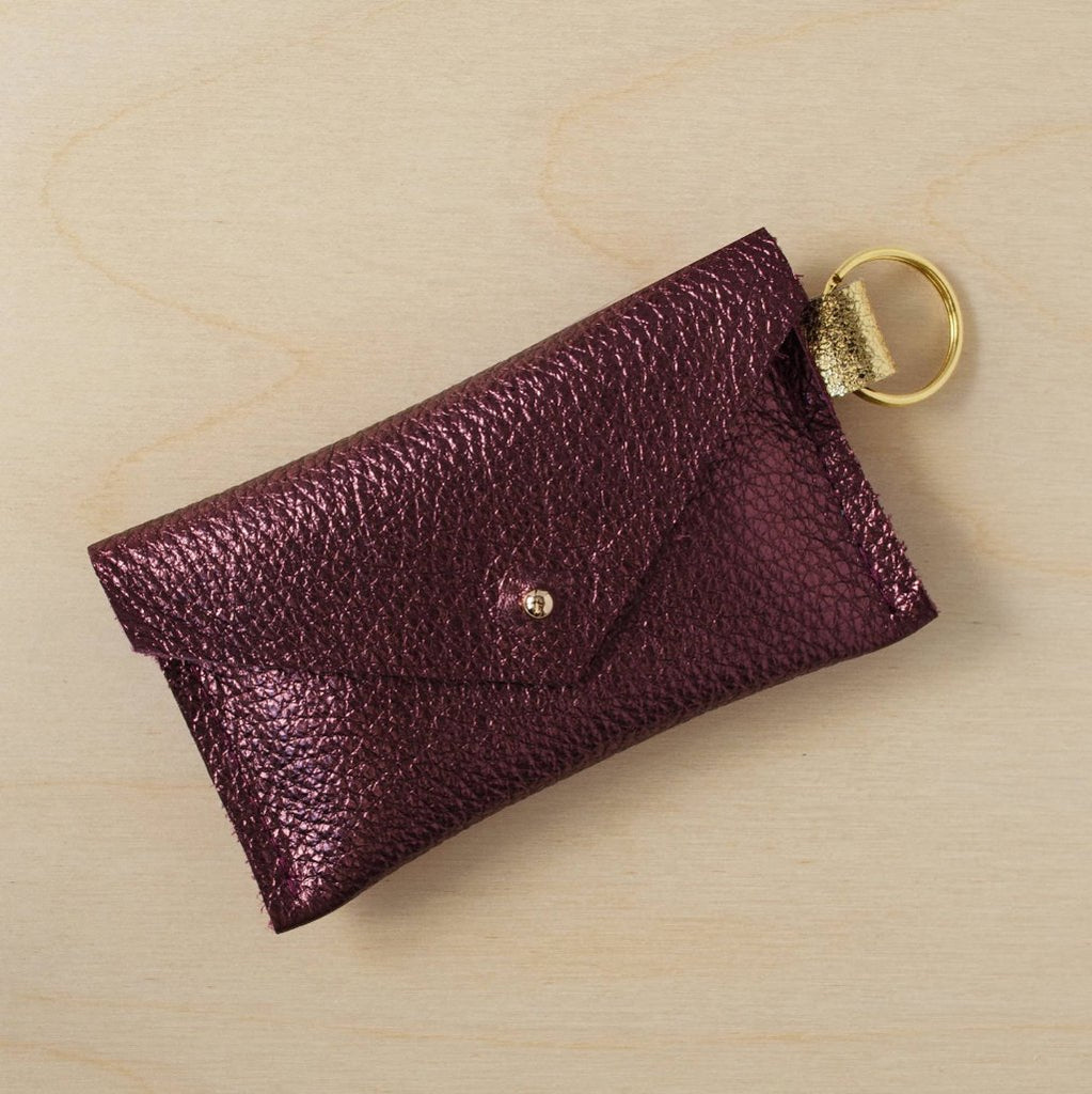 Leather Keyring Card Holder