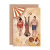 Sunbathing Greeting Card