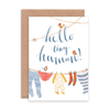 Hello Tiny Human Greeting Card