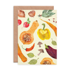 Vegetables Pattern Greeting Card