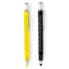 Stylo gadget 7-en-1 jaune/noir