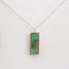 Emerald Reef Small Drop Sterling Silver Pendant