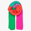 Nellie Heavyweight Scarf - Orange/Green