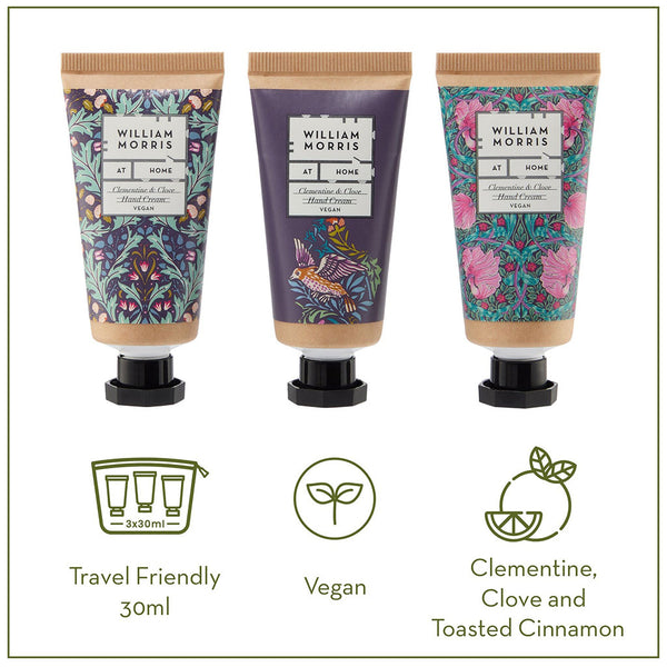 William Morris At Home Bird & Yare Hand Creams 3 x 30ml