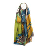 Green & Mustard Splash Print Scarf