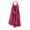 Metallic Speckle Print Scarf Magenta