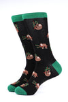 Men's Snoozing Sloth Bamboo Socks