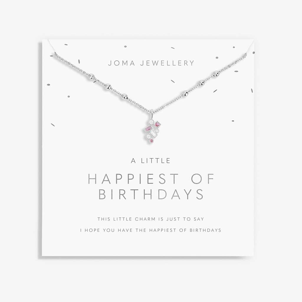 A Little 'Happiest Of Birthdays' Necklace