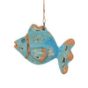 Blue Iron Fish Hanging