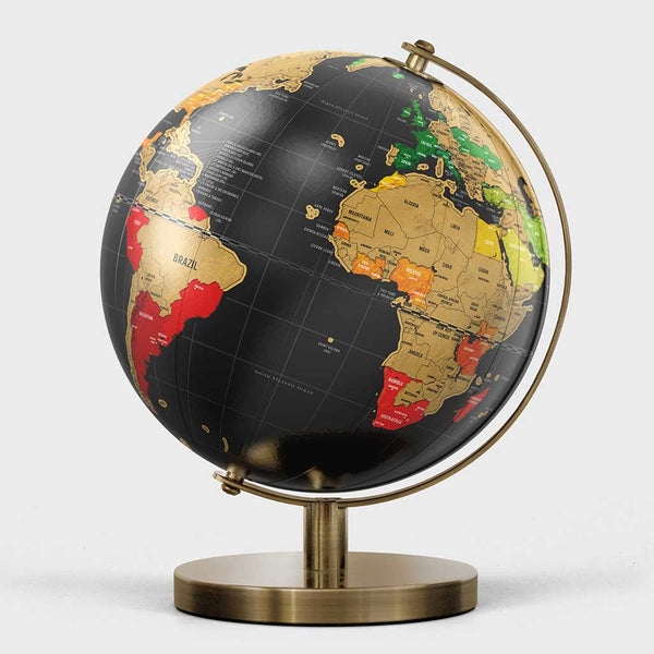 14cm Scratch Globe