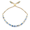 Bliss Blue Adventurine Gold Bracelet