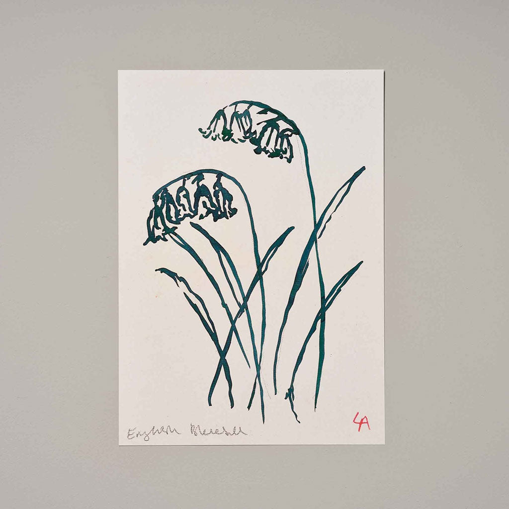 Bluebell Art Print Unframed