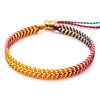 Iztac Tropical Ombre Gold Woven Bracelet