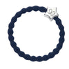 Star In Silver On Navy Blue Bangle Band