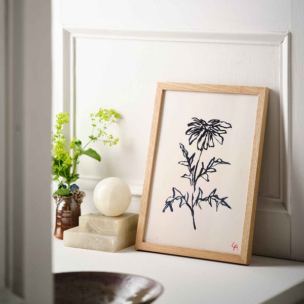 Chrysanthemum Art Print Unframed