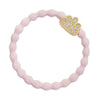 Bling Gold Cloud On Soft Pink Elastic Bangle Band