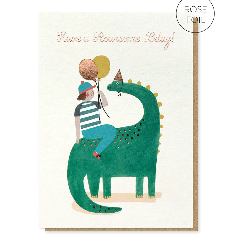 have a roarsome birthday card