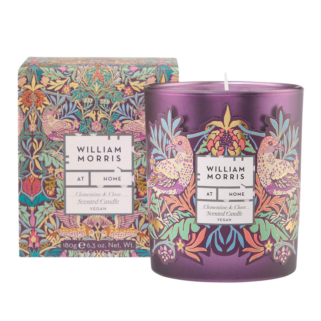 William Morris At Home Clementine & Clove Scented Candle