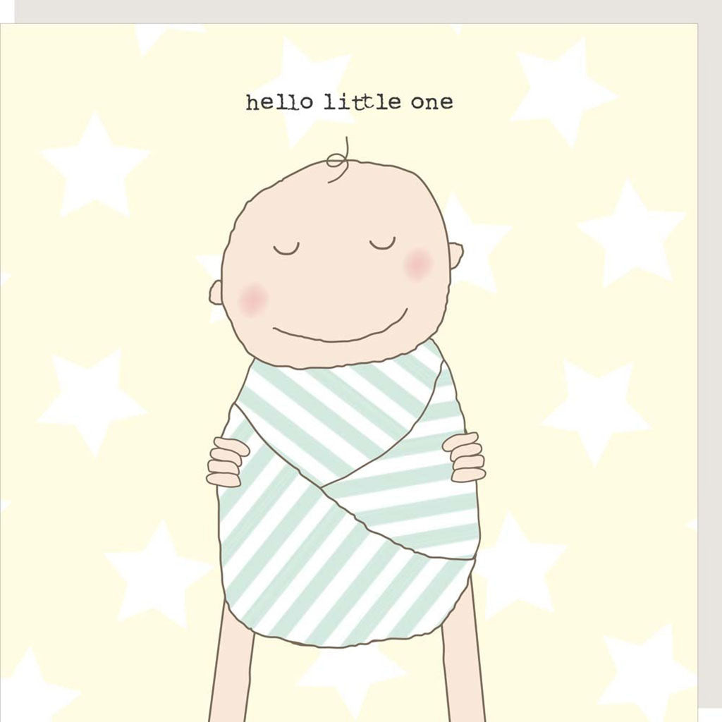 Hello Unisex Baby Card