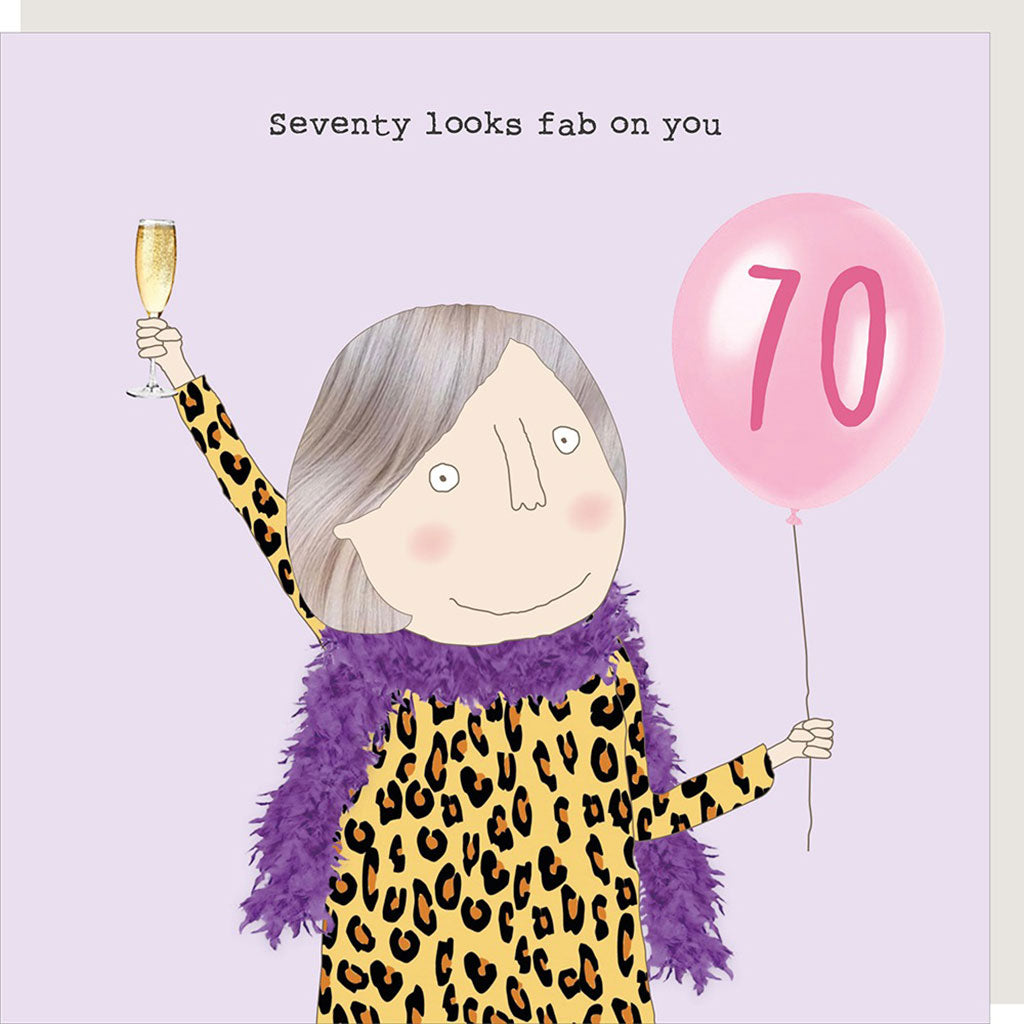 Girl 70 Fab Card