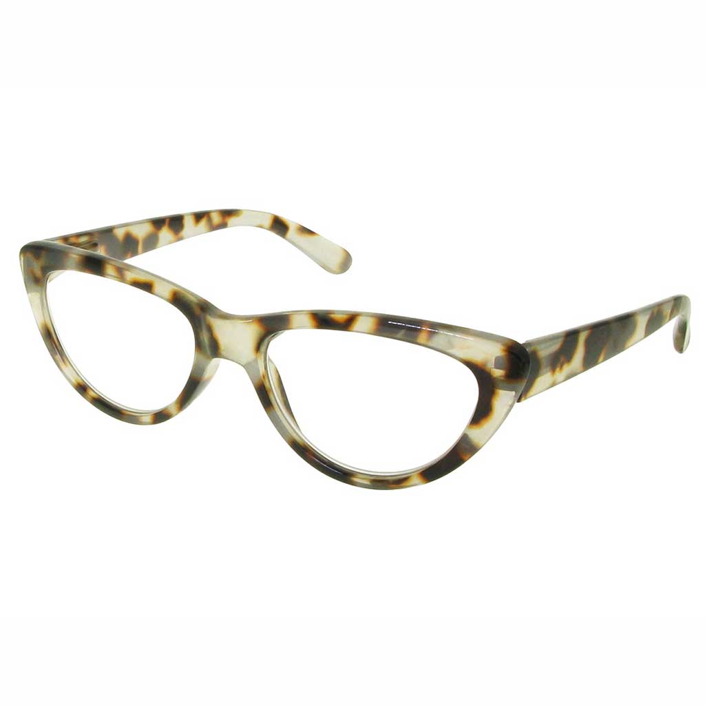 Cleo Reading Glasses White Tortoiseshell