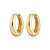 Hannah Martin Foundation Classic Hoop Earrings 18k Gold Plated Sterling Silver