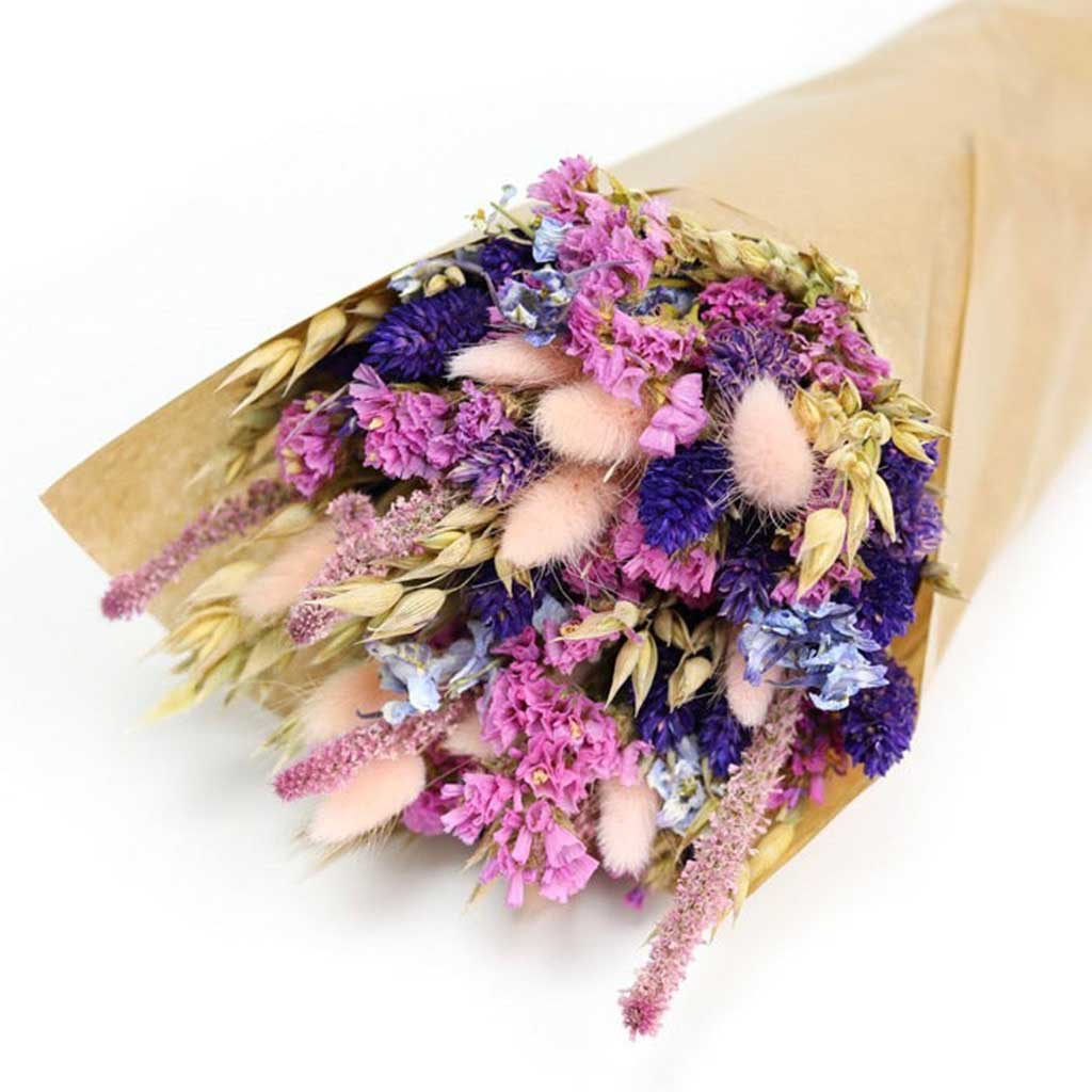 Dried Violet Bouquet