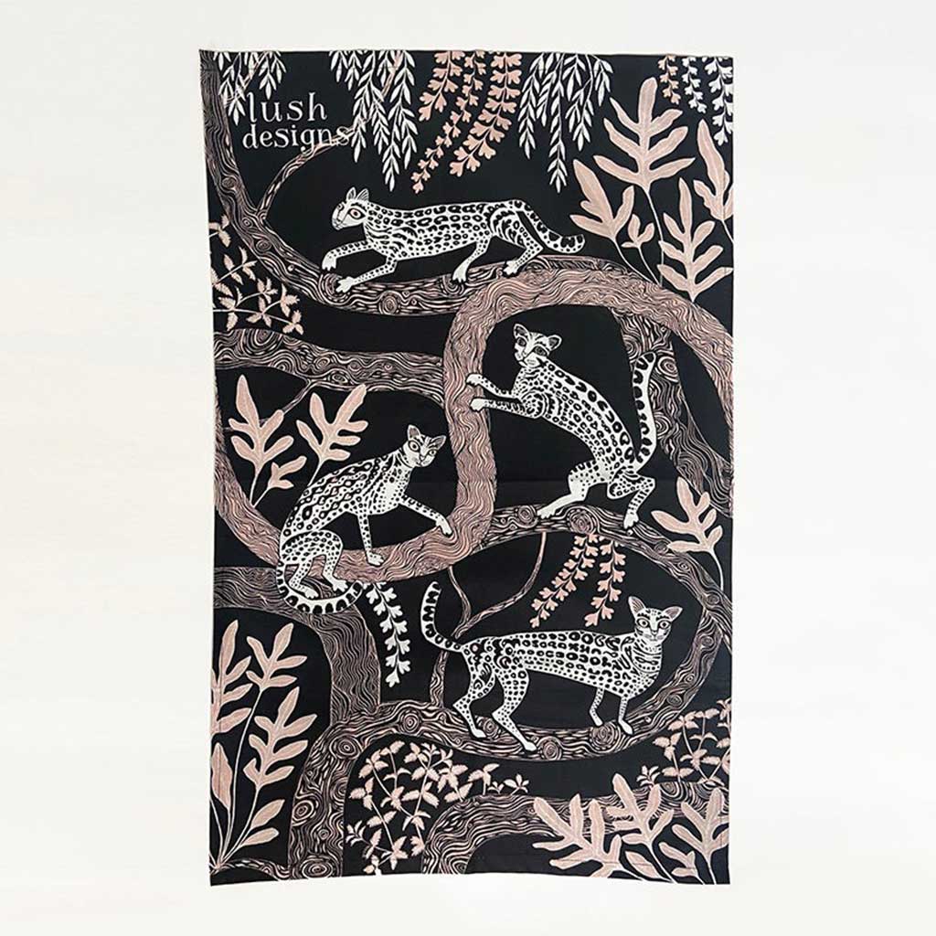 Ocelot Tea Towel