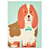 Basset Hound Hundekarte