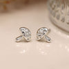 Sterling Silver Toadstool Studs