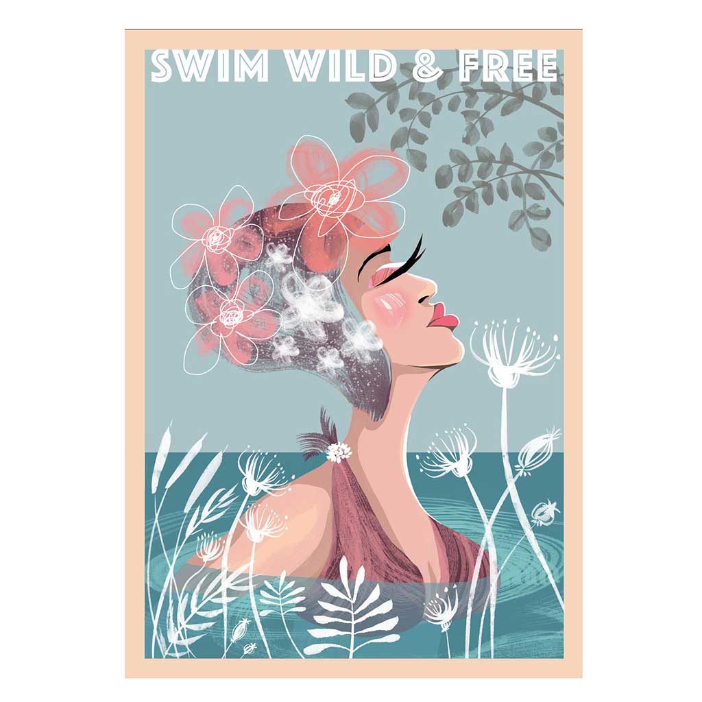 Cool Summer Dip A4 Print