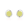 Lemon Enamel Studs