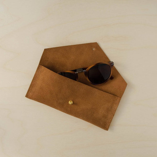 Suede Envelope Glasses Case