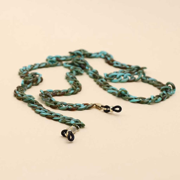 Turquoise Mix Acrylic Glasses Chain