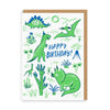 Dino Party Birthday Card