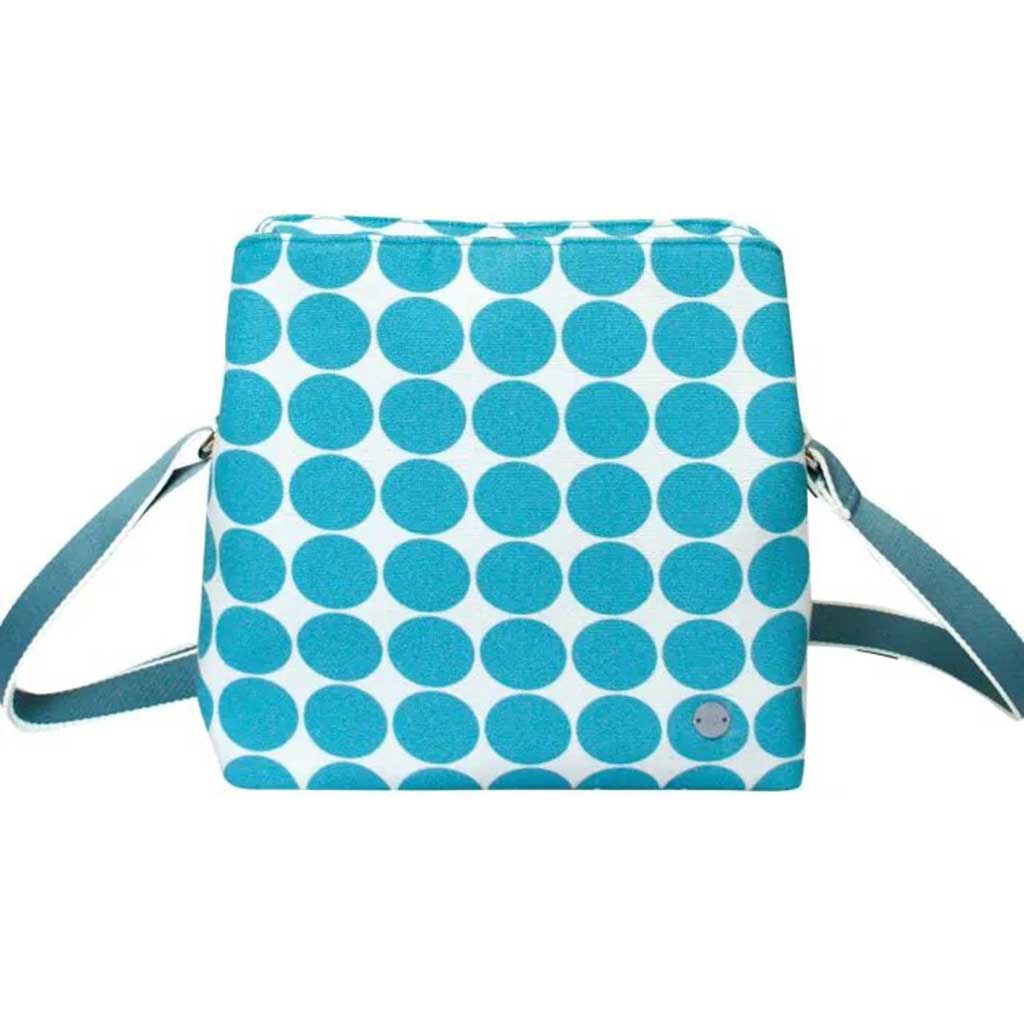 Teal Spot Logan Bag