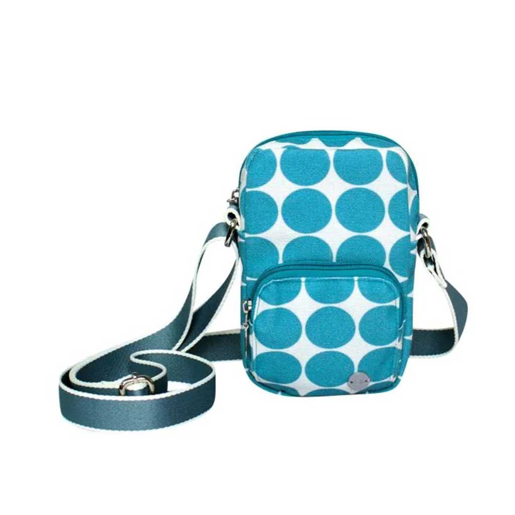 Teal Summer Spot Phone Pouch