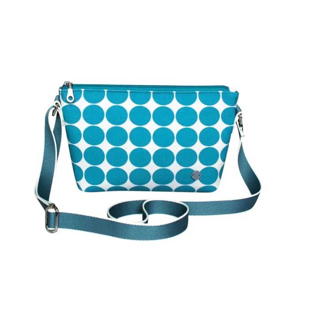 Teal Summer Spot Willow Bag