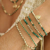 Opulent Malachite Thread Bracelet