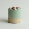 Match Striker Pot with Matches in Mint Green Stone Series By Habulous Ceramics