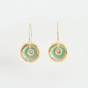 Emerald Pool Gold Fill Large Hoops - Habulous