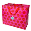 Sac de rangement géant Spotlight rouge sur rose