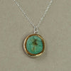 Emerald Reef Oval Sterling Silver Pendant